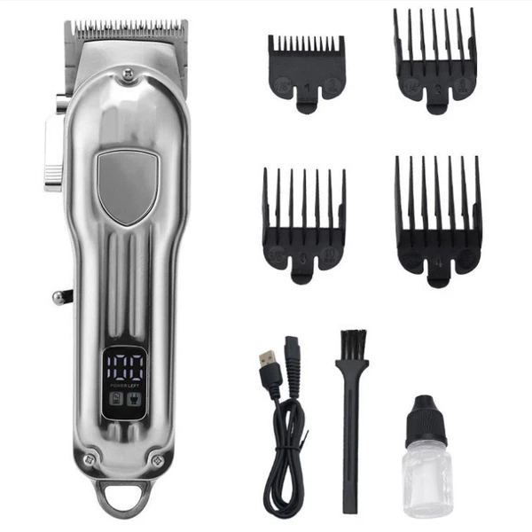 Silver digital hair clipper