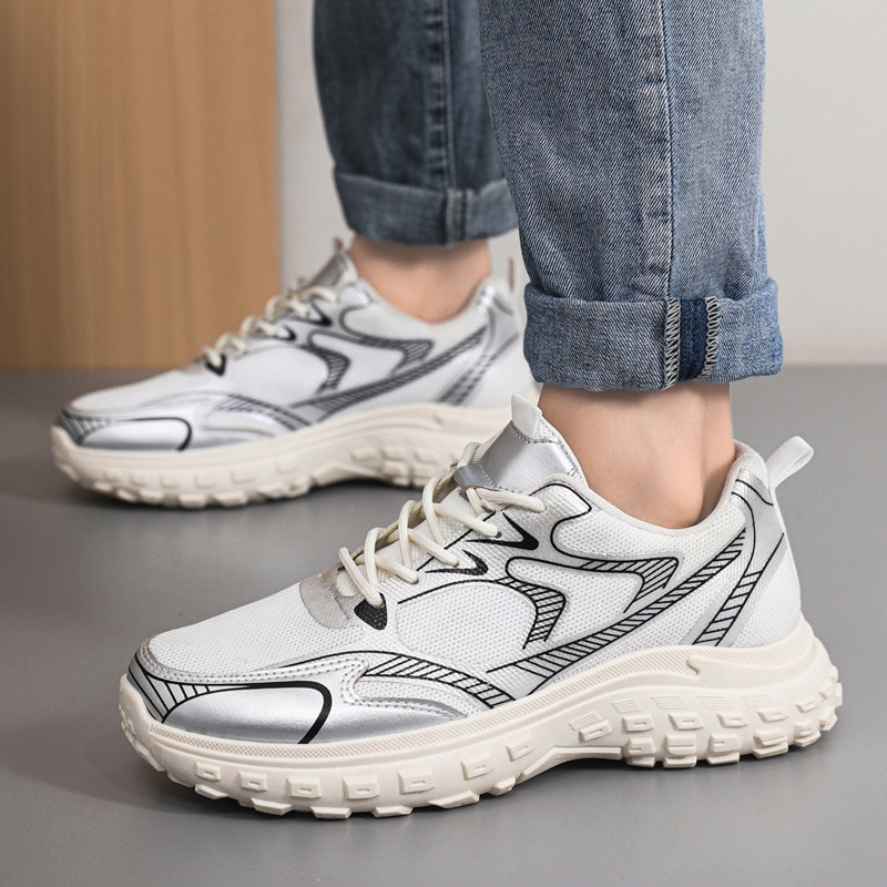 Fashionable casual comfortable breathable low running sneakers