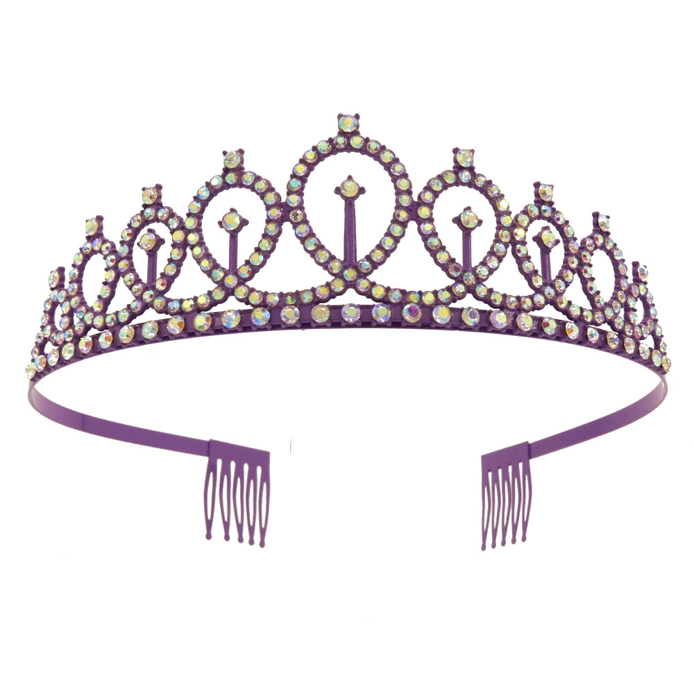 Диадема-ободок набор с кристаллами и лентой "Birthday Queen", комфортная подарочная принадлежность