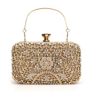 Cross-border Explosions Diamond-encrusted Dinner Bag European and American Ladies Banquet Clutch Bag Celebrity All-match Dress Rhinestone Bag