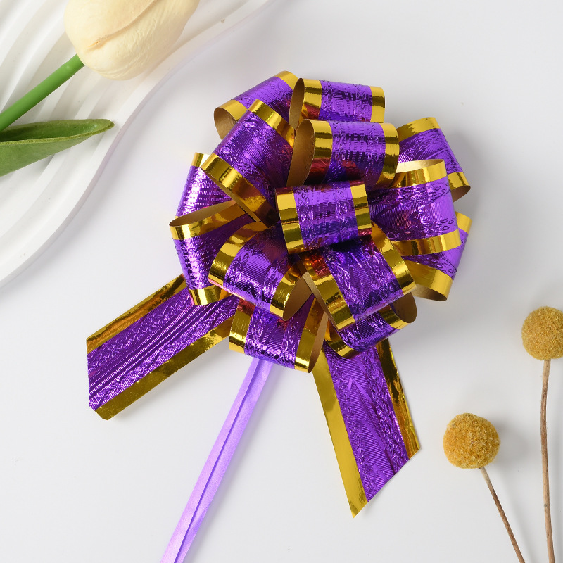 Comercio extranjero transfronterizo 50 ajuste agua ondulada flores de Navidad eventos de regalo embalaje decoración tira floral cinta al por mayor