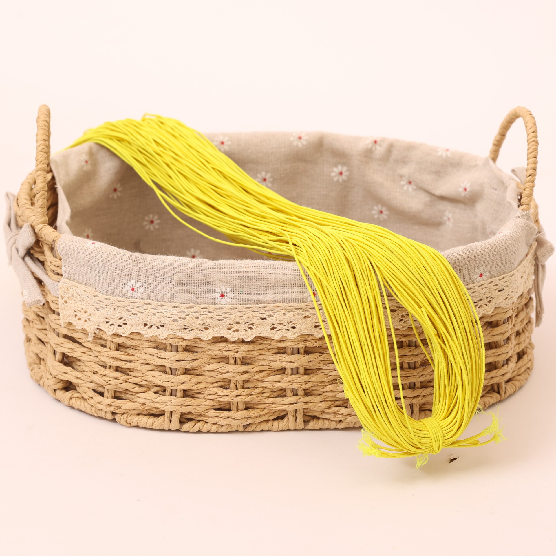 Cintas elásticas redondas al por mayor de 0.6-19mm cuerdas elásticas de color ropa como tendones de látex núcleo de cuerda elástica de alta elasticidad perlas