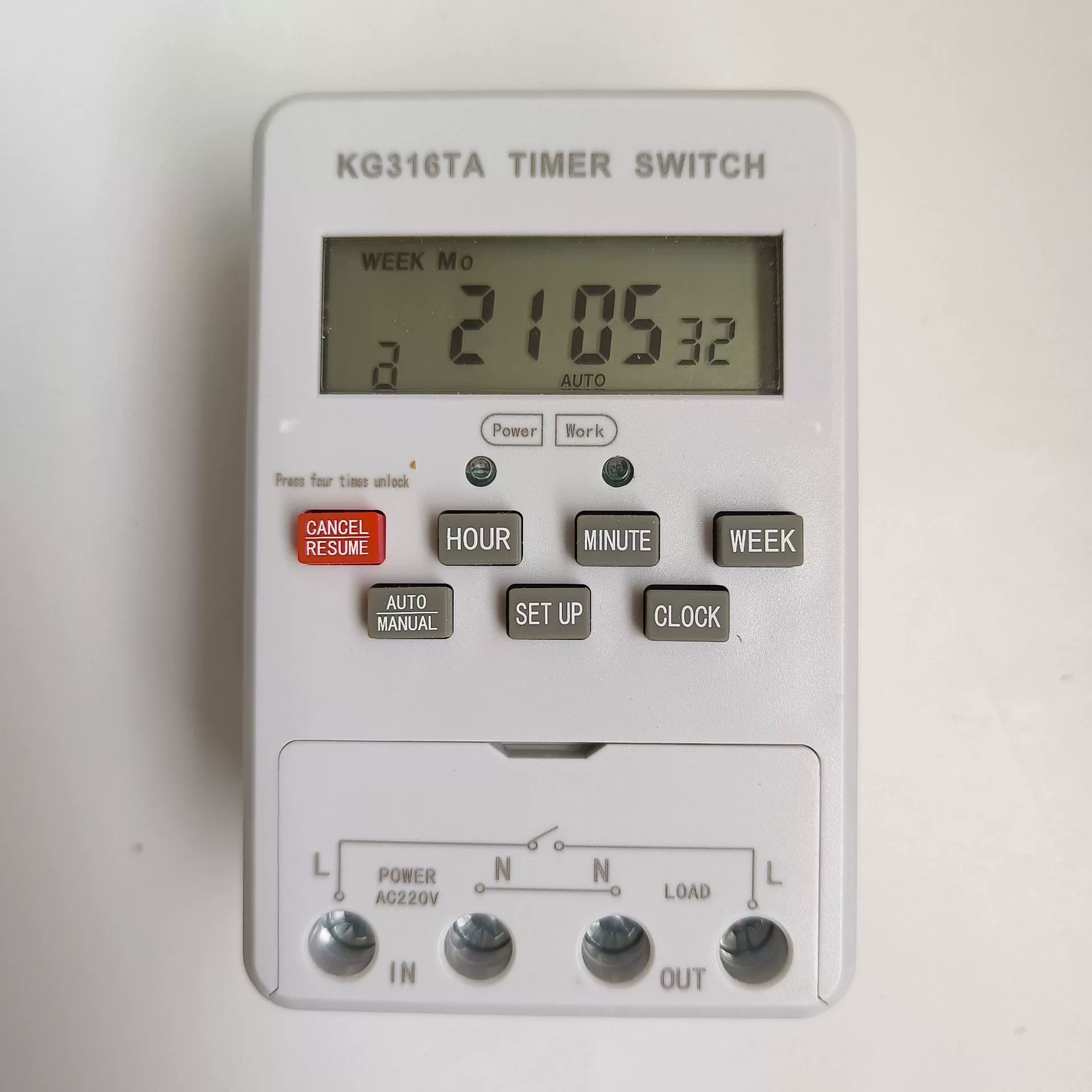 Микрокомпьютер 25А таймер переключателя времени KG316T-with трансформаторный Тип переключатель контроля времени AC220V