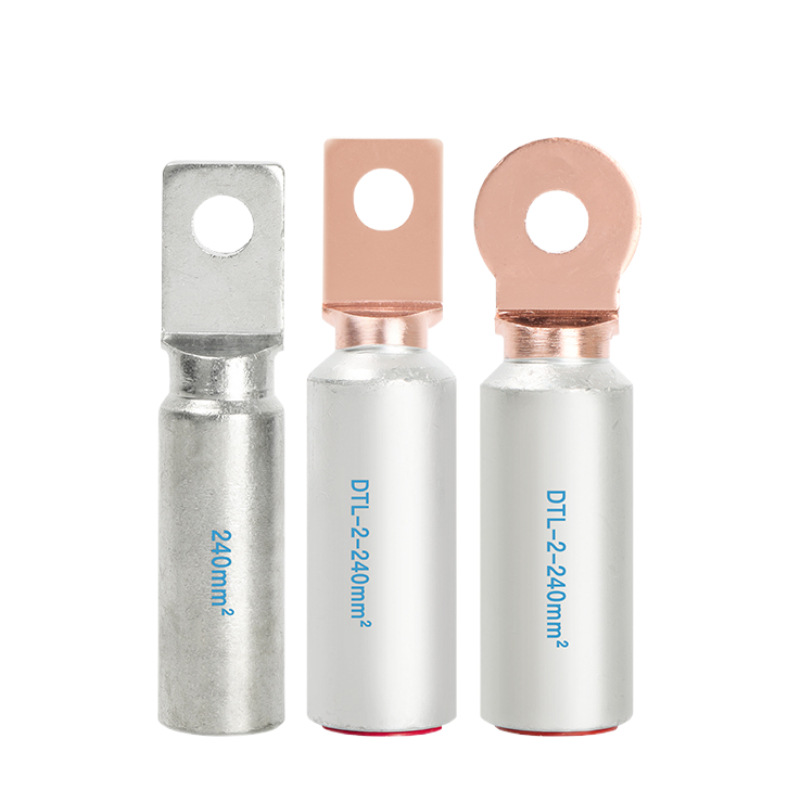 批發鋁合金線鼻子 圓頭鋁合金端子DTL2銅鋁線鼻子光伏安裝銅鋁鼻