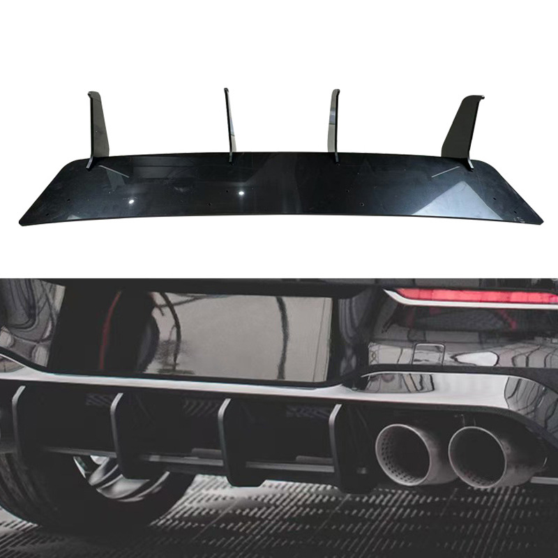 Suitable for Volkswagen Golf 8R rear blade spoiler 2021 Golf R four-out rear lip MAX model modification