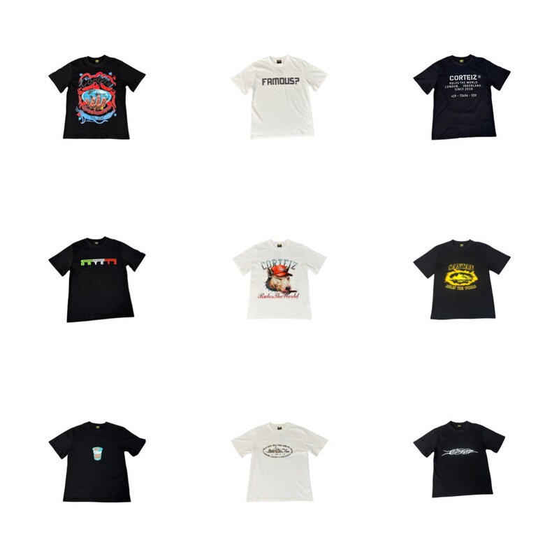 American Trendy Brand Corteiz Alcatraz Cruise Ship Print Loose Casual Sports Couple Short-Sleeved T-Shirt American Trendy Brand Corteiz Alcatraz Cruise Ship Print Loose Casual Sports Couple Short-Sleeved T-Shirt