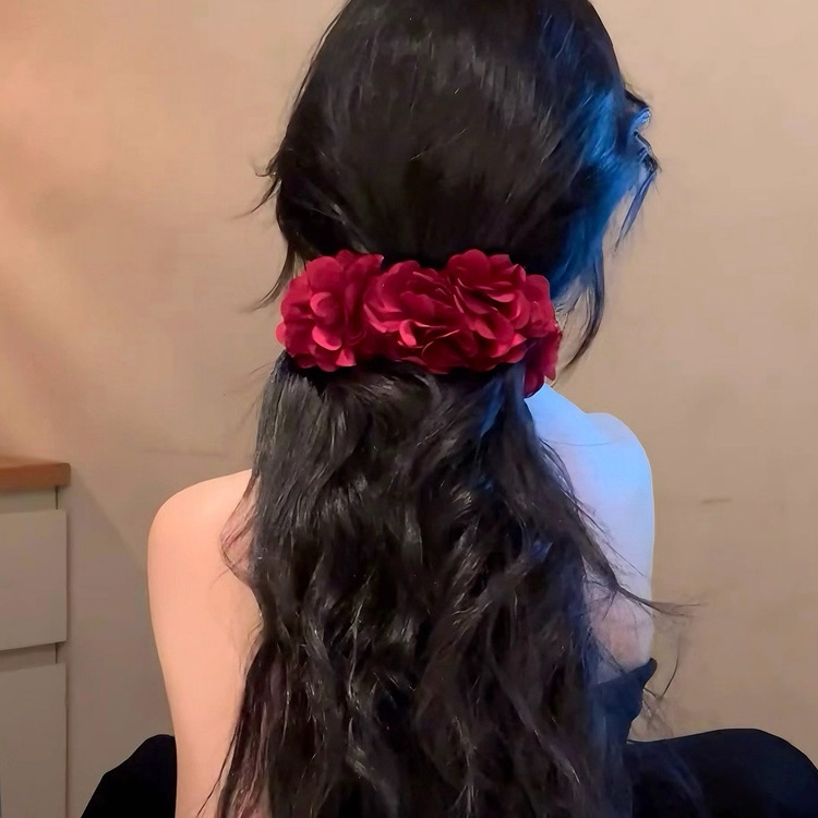 原版品质超大厚实易梦玲同款花花香蕉夹发夹美人鱼抓夹后脑勺横夹|undefined