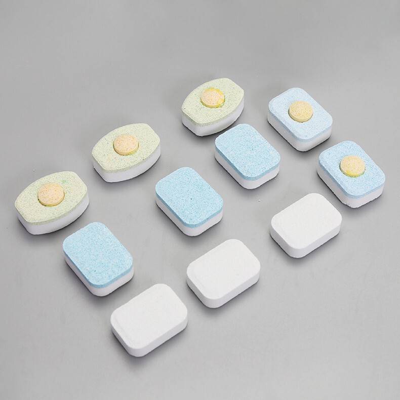 跨境Temu TikTok洗碗块清洁片洗碗机专用泡腾片三合一餐具洗涤块|undefined