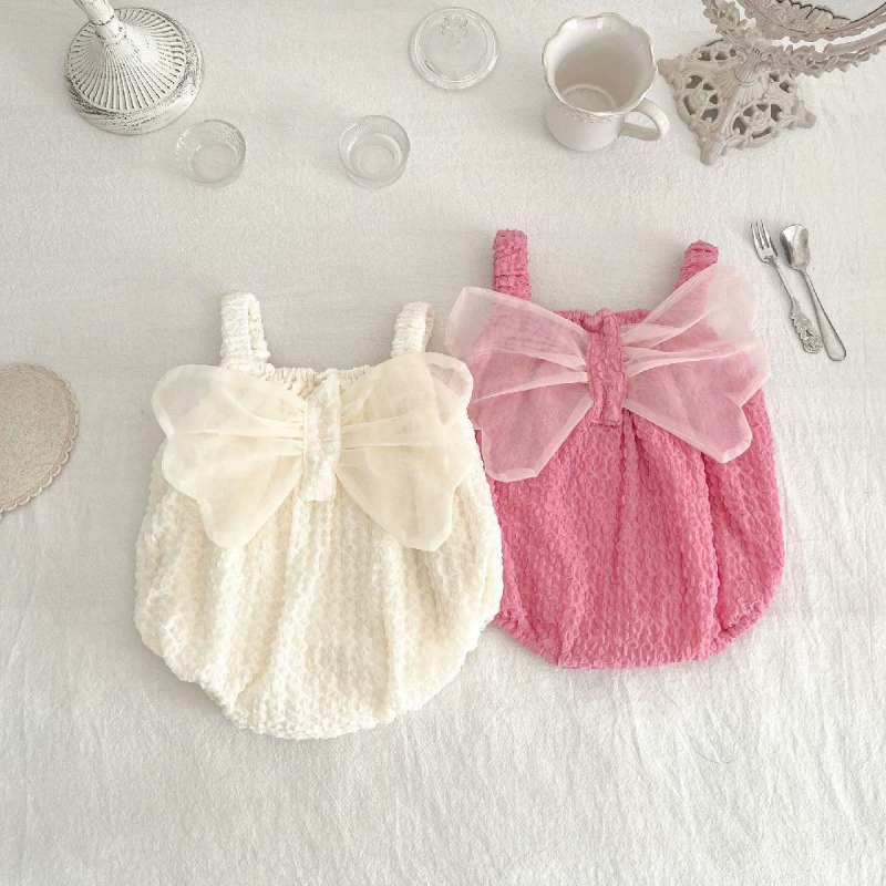 Children's bodysuit, thin summer clothing girl's, 2023, lifting effect