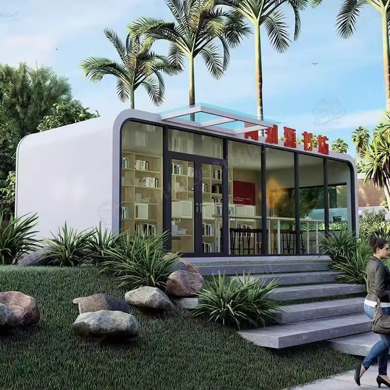 Casa móvil de cápsula, lujo ligero, villa de alto nivel, hotel al aire libre, popularidad en línea, cápsula de manzana, habitación solar inteligente, habitación estrellada