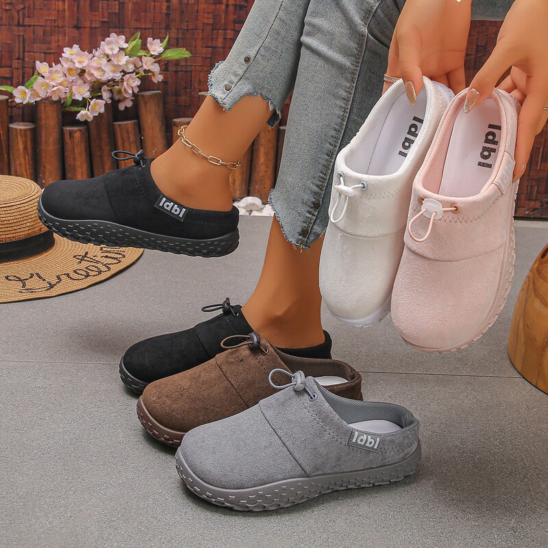 Birkenstock Women's Half-Slipper Shoes 2026 Autumn/Winter Cute and Versatile Mule Shoes Slip-On Commuter Women's Shoes 2026 Autumn/Winter New Model