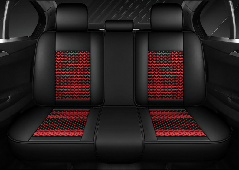 New Foreign Trade Model, All-Season Universal Split-Type Full Leather Breathable and Wear-Resistant Universal Five-Seater Car Seat Cushion and Seat Cover