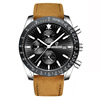 Men's fashionable universal three dimensional dial, men's watch, waterproof steel belt, quartz watches, wholesale
