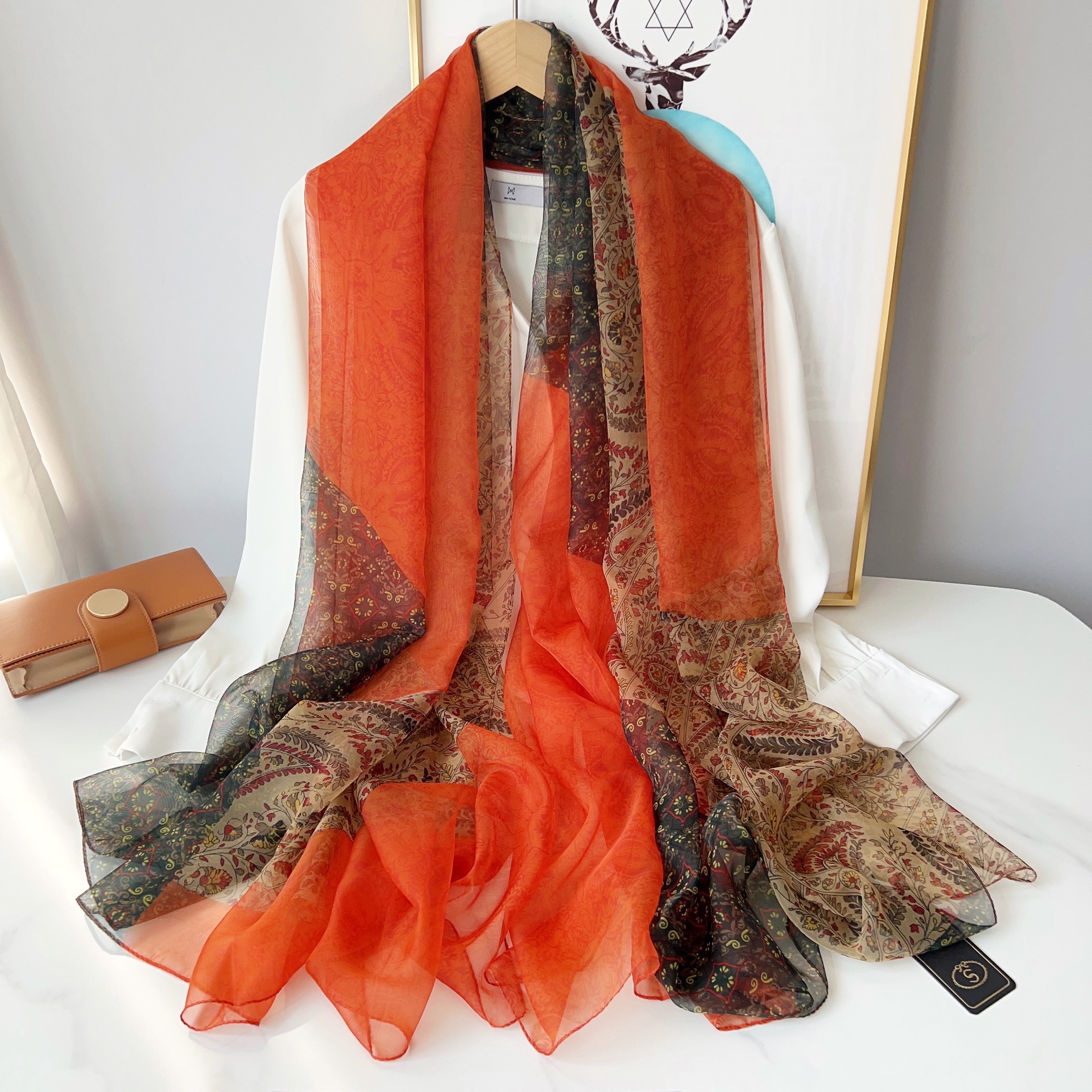 Verano nuevo yourou hilado bufanda chal versátil largo multi-funcional protector solar bufanda de playa bufanda de las mujeres para vacaciones