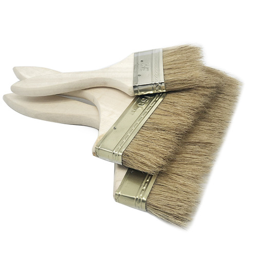 Pig bristle brush 23468 inches pig hair paint brush glue brush barbecue brush waterproof boat brush pig hair brush manufacturer