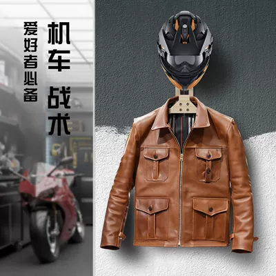 Motosiklet dəbilqə rəfləri Police Equipment Solid Wood Clothes