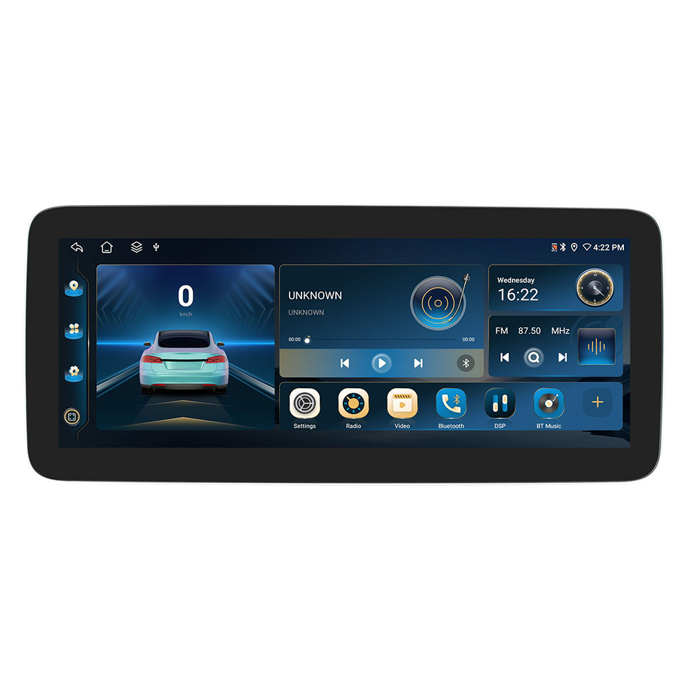 Transfronterizo 12,3 pulgadas sistema Android de ocho núcleos 13 carplay inalámbrico pantalla grande GPS de navegación en coche todo en uno