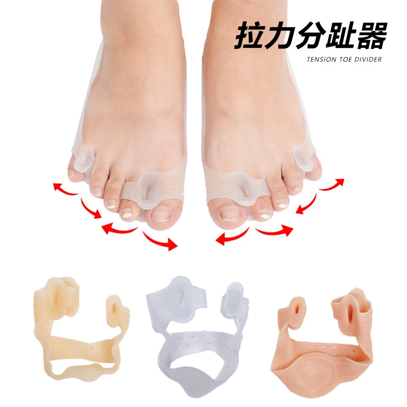 Новые двойные отверстия для выдвижного выдвижного большого пальца ремень с большой костью ноги с перекрытием пальца ноги, податливая и износостойкая небольшая вытягиватель пальца