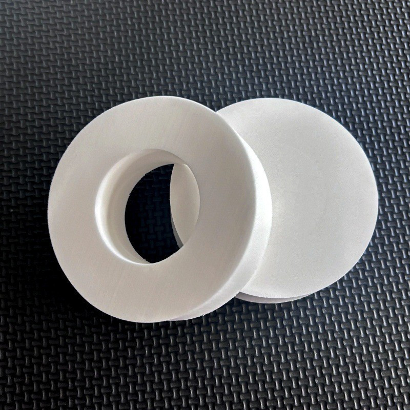 水龙头用PVA吸水海绵洗漱台清洁擦拭白色圆形pva海绵水垢处理