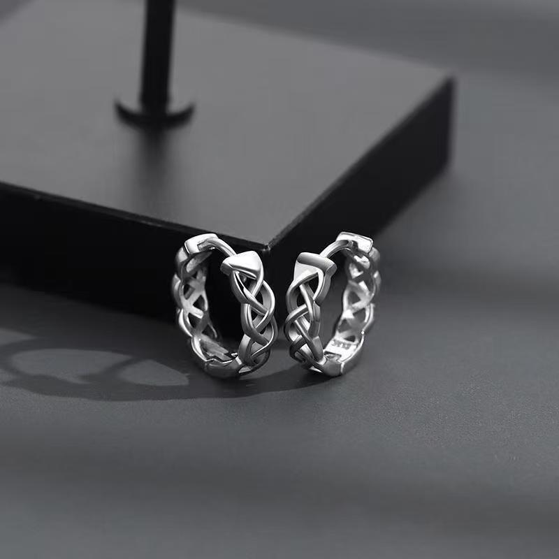Men's Hoop Earrings Personalized Stylish Cool Single Piece Jewelry_voghion.com