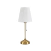 Flashlight, amber lampshade