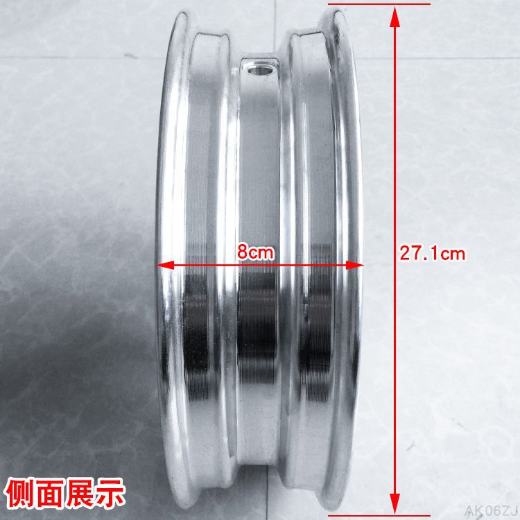 Positive new tire 4.50-10 vacuum tire 450-10 rim 8-layer electric three-wheel four-wheel scooter tire