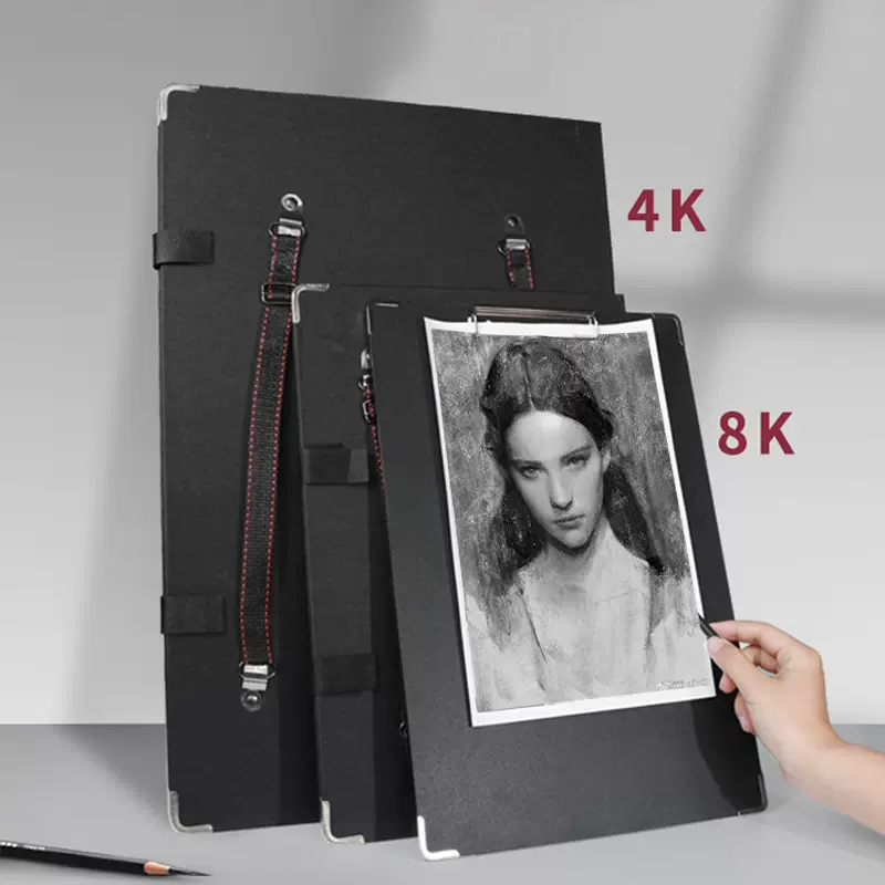4K美术双肩速写板8K素描写生防水画夹画画夹儿童便携式速写夹批发