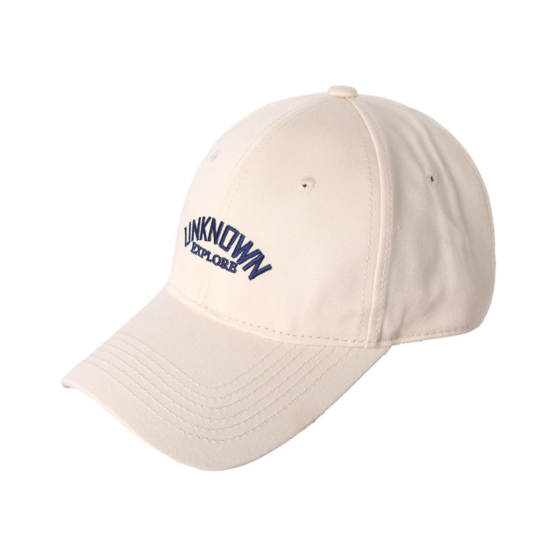 Sombrero de béisbol bordado de letras simples para mujeres primavera y verano estilo coreano casual versátil retro rojo cara gorra de lengua de pato