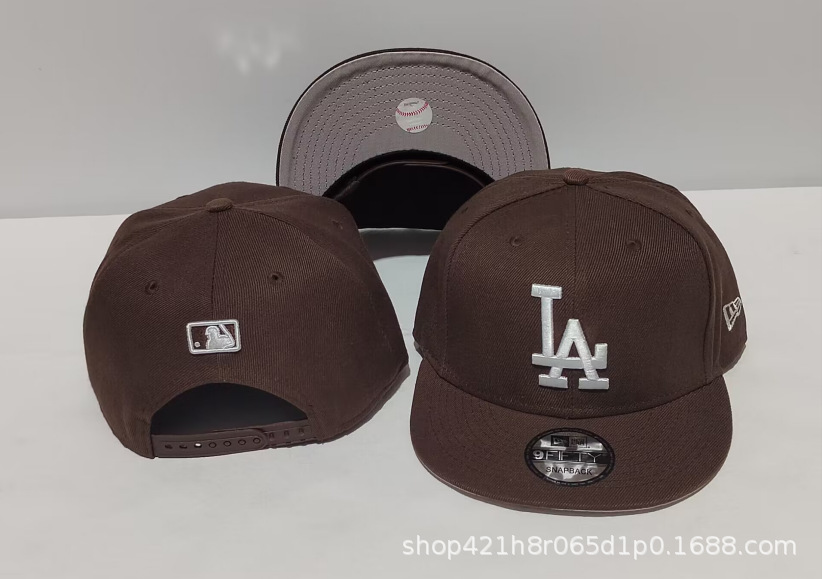 Sombrero de los hombres sombrero de ala plana sombrero de tablero ajustable hip hop ajustable Dodgers sombrero High Street gorra plana gorra de béisbol mujeres