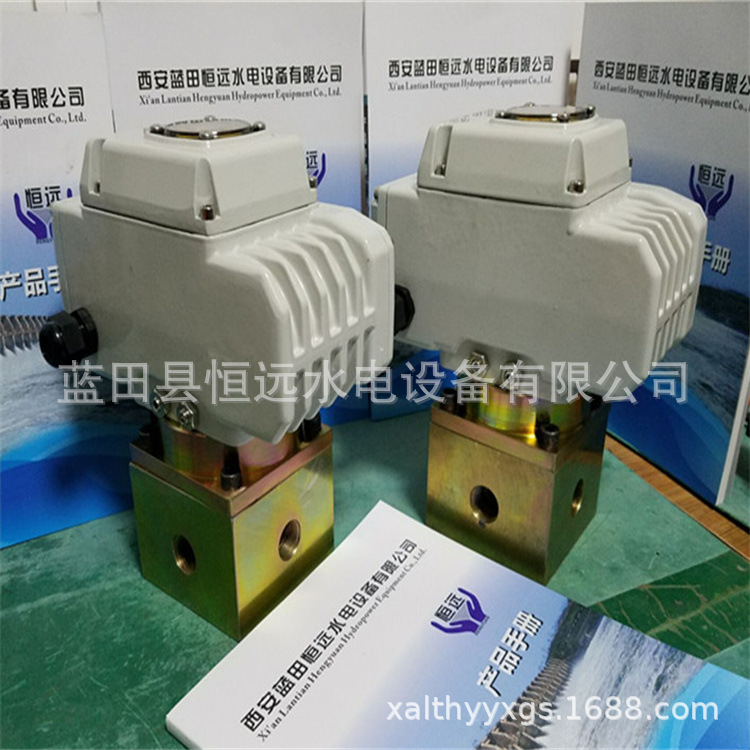 水电厂自保持球阀ZBF24QS-10二位四通双动自保持球阀ZBF24QS