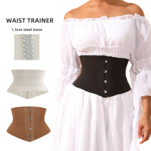 沙漏外穿塑腰带 大码女产后塑型收腹带 Waist Trainer 鱼骨束腰带