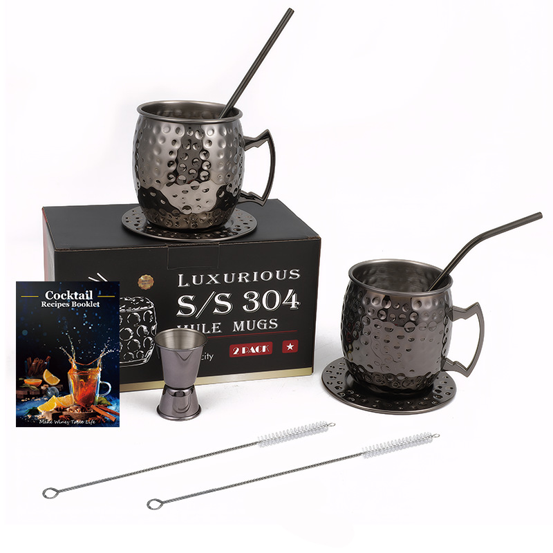 건 블랙 해머 도트 뮬 컵 2팩