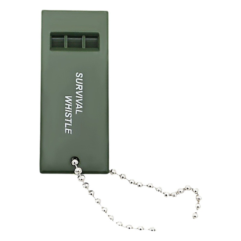 Silbato de supervivencia al aire libre de tres frecuencias silbato de vida silbato de primeros auxilios silbato de alivio de terremotos de alta frecuencia