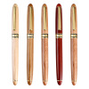 Factory sandalwood signature pen engraved logo creative retro advertising gift Bamboo Taler pen teacher student gift