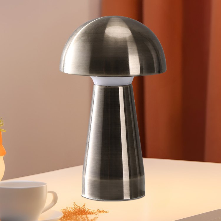 Lámpara de escritorio táctil transfronteriza moderna lujosa lámpara de hongos decoración de atmósfera lámpara de cabezal de cama luces nocturnas de alto nivel al por mayor