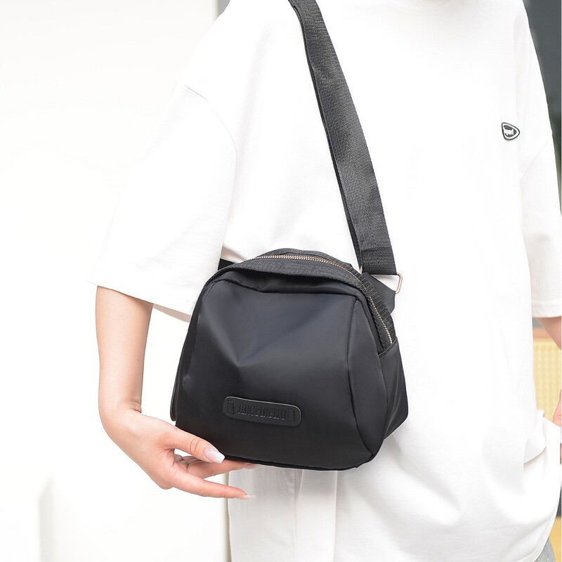 2025 New Trendy Single Shoulder Small Bag for Women, Summer Crossbody Bag, Canvas Bag, Fashionable Versatile Oxford Cloth Shell Bag