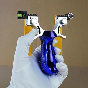Factory direct 98K slingshot colorful ABS galvanized laser infrared flat leather free fast pressure slingshot rack wholesale
