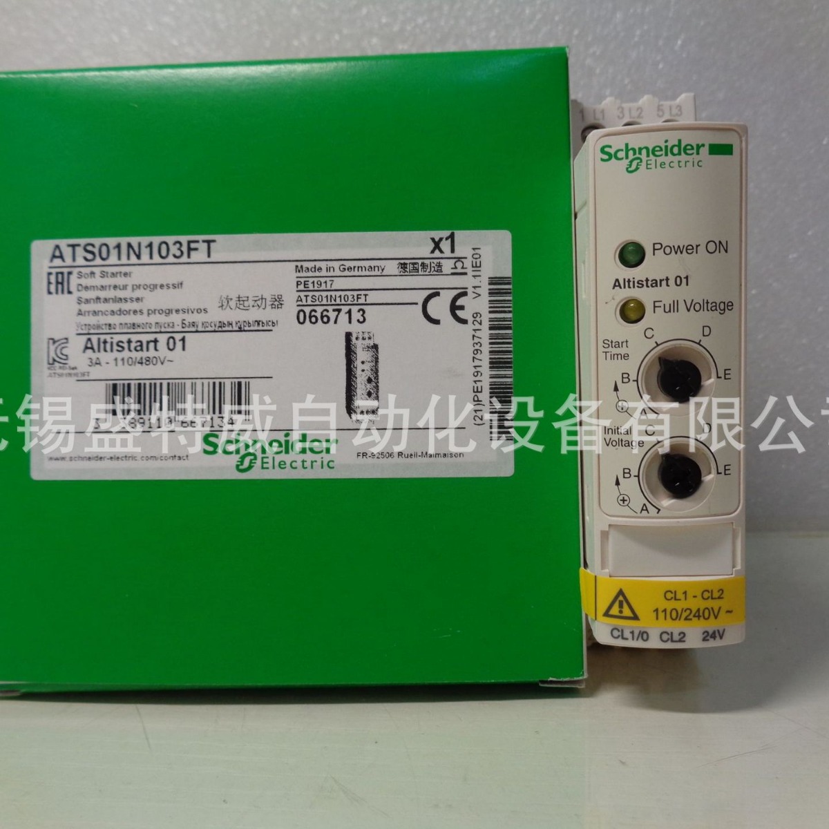原装现货 ATS01N103FT  软起动器 软启动  3A单相或三相