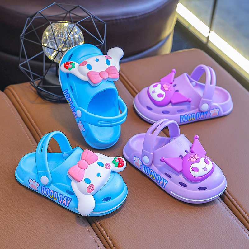 Zapatos de agujero para niños zapatos de jardín para niñas sandalias para niños verano bebé niñas antideslizante Fondo suave zapatillas para el hogar al aire libre