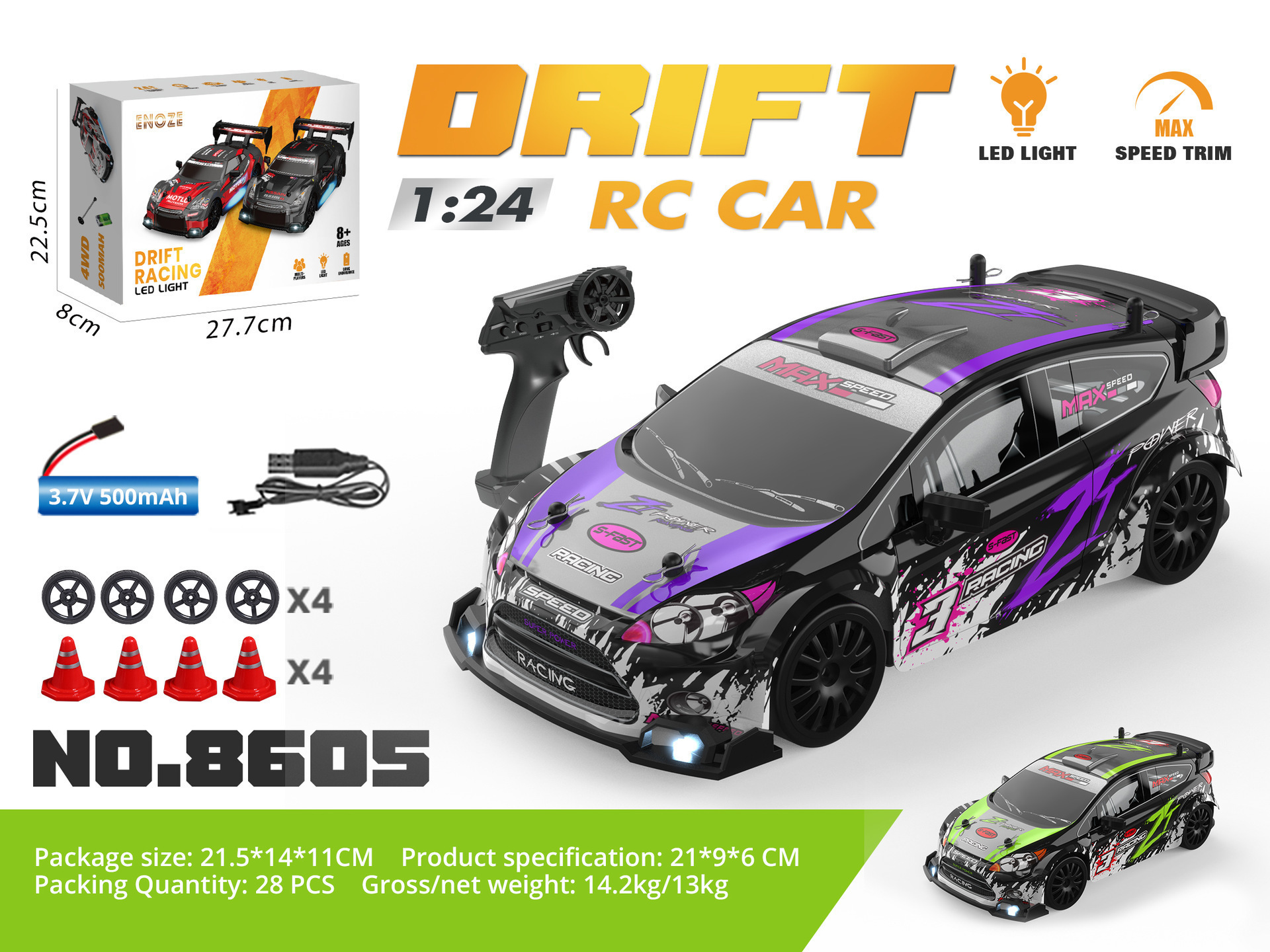 Transfronterizo RC coche de control remoto 4WD drift GTR coche de carreras chico M4 juguetes 911 carga de alta velocidad AE86 coche al por mayor