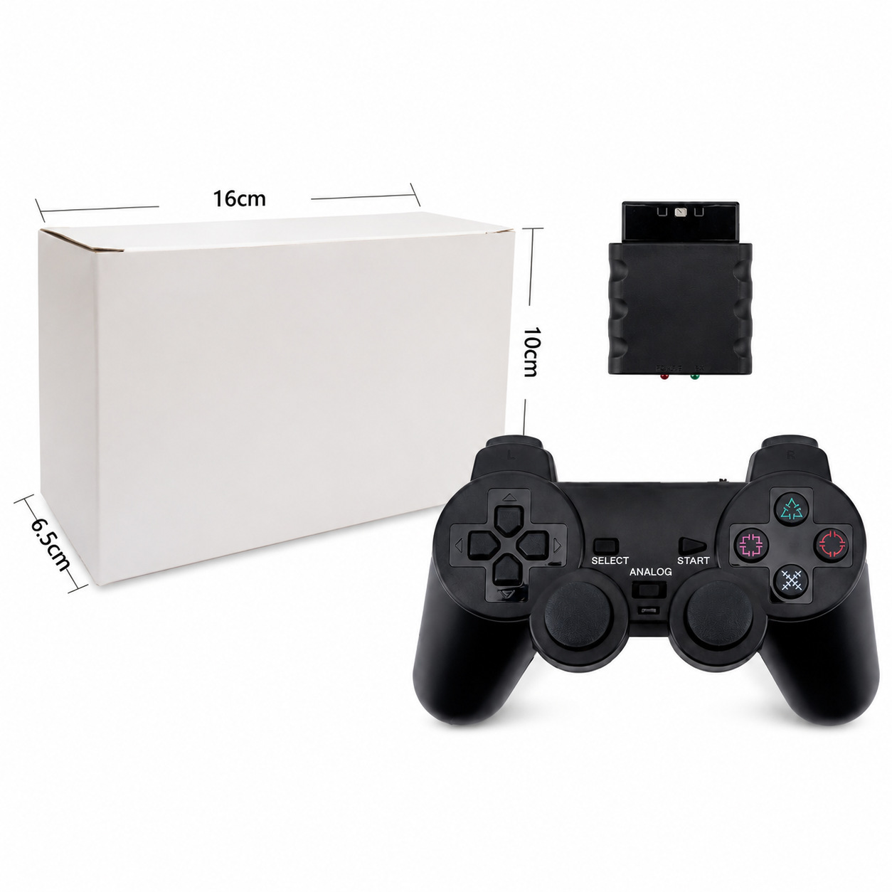 Black with white box (+1)