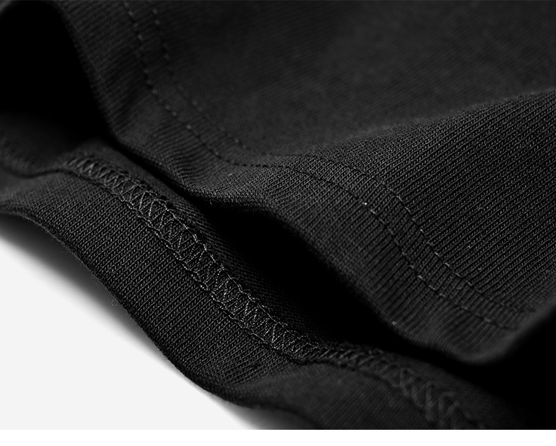 Camiseta masculina de marca de moda americana, manga curta, solta, tamanho grande, 220g, camisa de casal de hip hop de rua_voghion.com