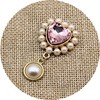 Metal crystal from pearl, decorations, bag, pendant, 14mm