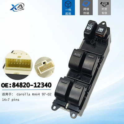 84820-12340 Car Glass Lift Window Switch Suitable for Toyotacorollarav497-02