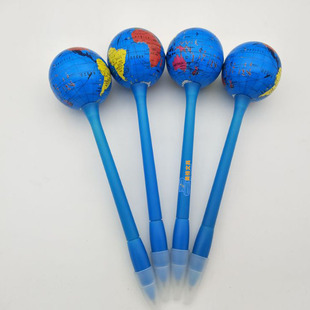 Foreign trade export globe ballpoint pen fun modeling printable plastic advertising globe ballpoint pen