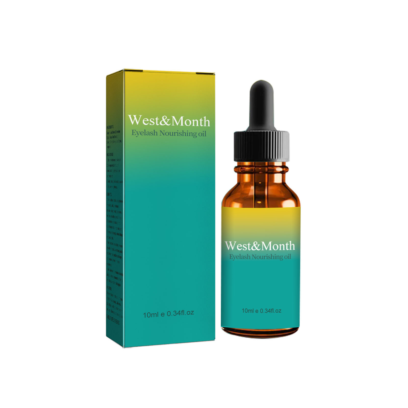 West&Month Aceite Esencial Fibra Natural Rizado Largo Hidratante Máscara Gruesa Líquido para el Cuidado de la Belleza_voghion.com