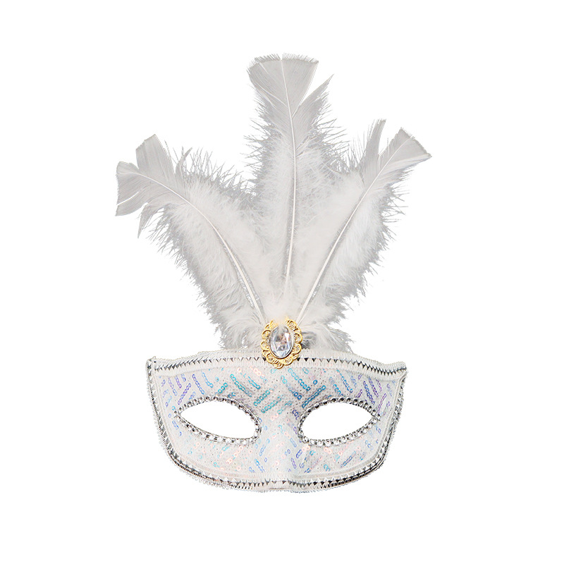 Halloween máscara de plumas de sequillas de carnaval fiesta de mascaras de navidad máscara de encaje sexy para mujeres TK