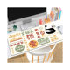 Interesting Text Mouse Pad Oversized Ins Style Simple Computer Desk Mat Creative Learning Desk Mat