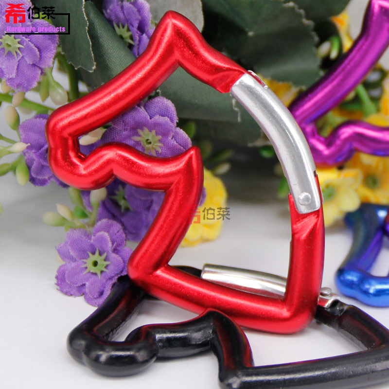 Hebrew horse head color special-shaped buckle aluminum alloy toy kettle luggage mountaineering buckle