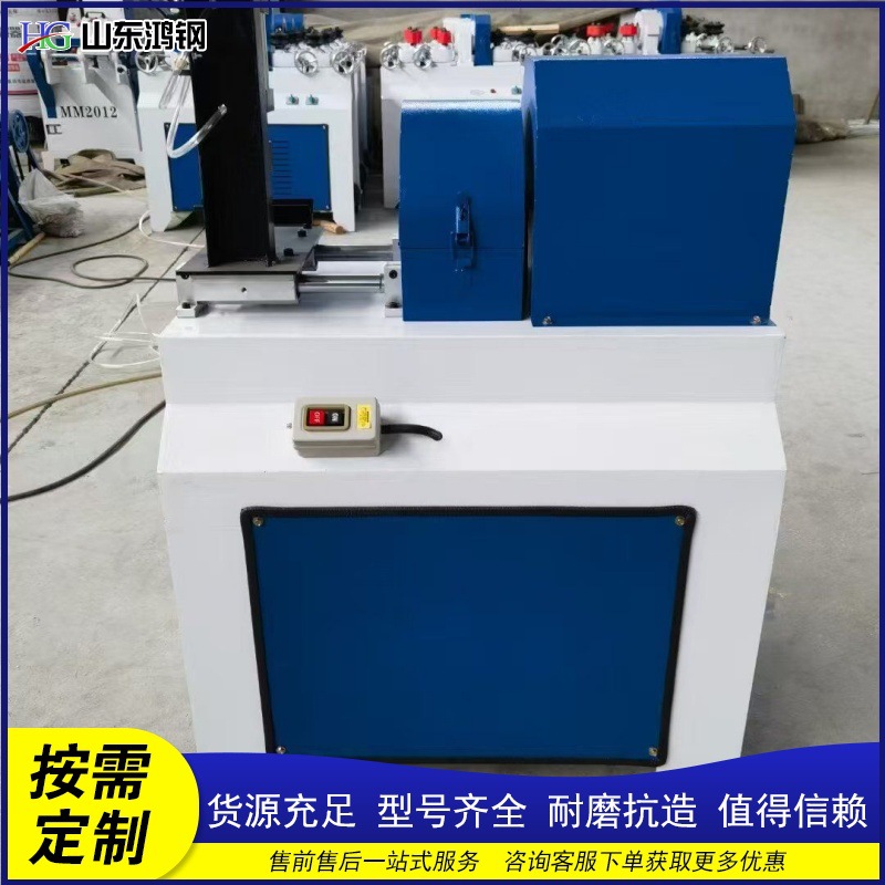 小型圆棒削尖机 自动锹把拖把杆倒圆机 木工机械木棒端头平尖机